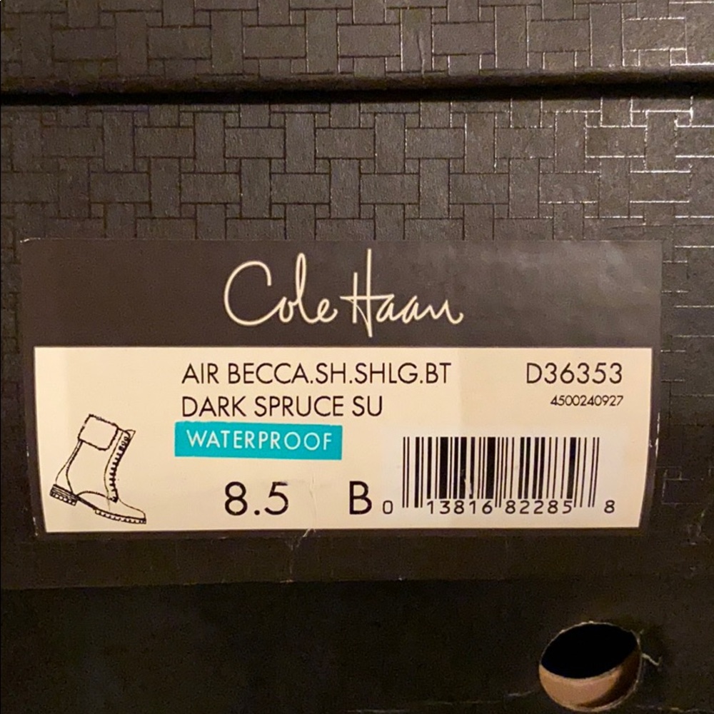 “Cole Haan” w/ Nike Air Faux Fur Waterproof Boots - Picture 5 of 5